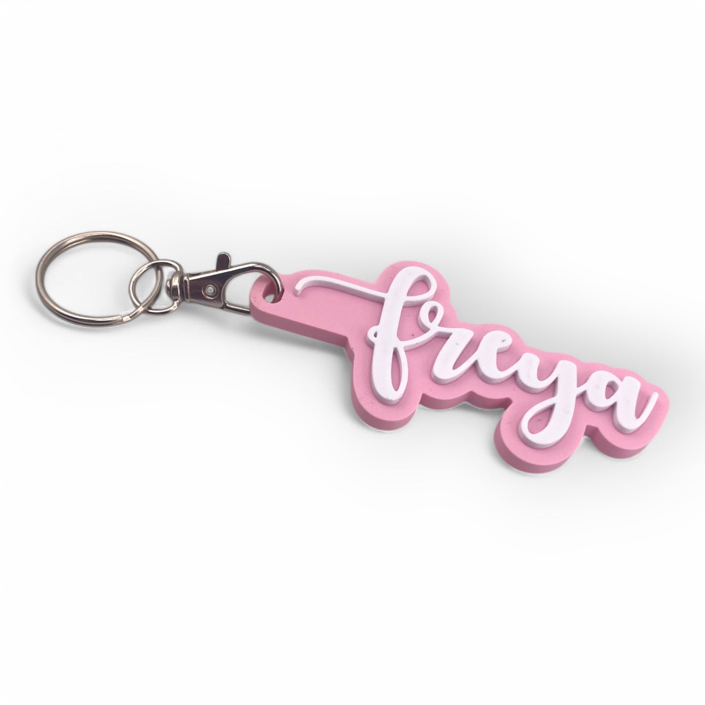 Personalised Keyring - Custom 3D Name Tag with 24 Colours