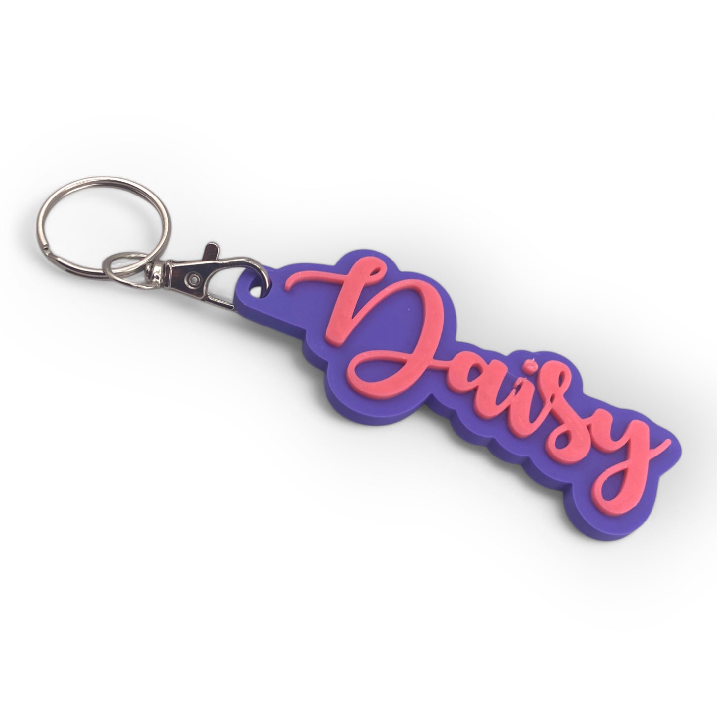Personalised Keyring - Custom 3D Name Tag with 24 Colours