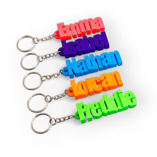 Personalized 3D Keyrings - Customizable Keepsakes