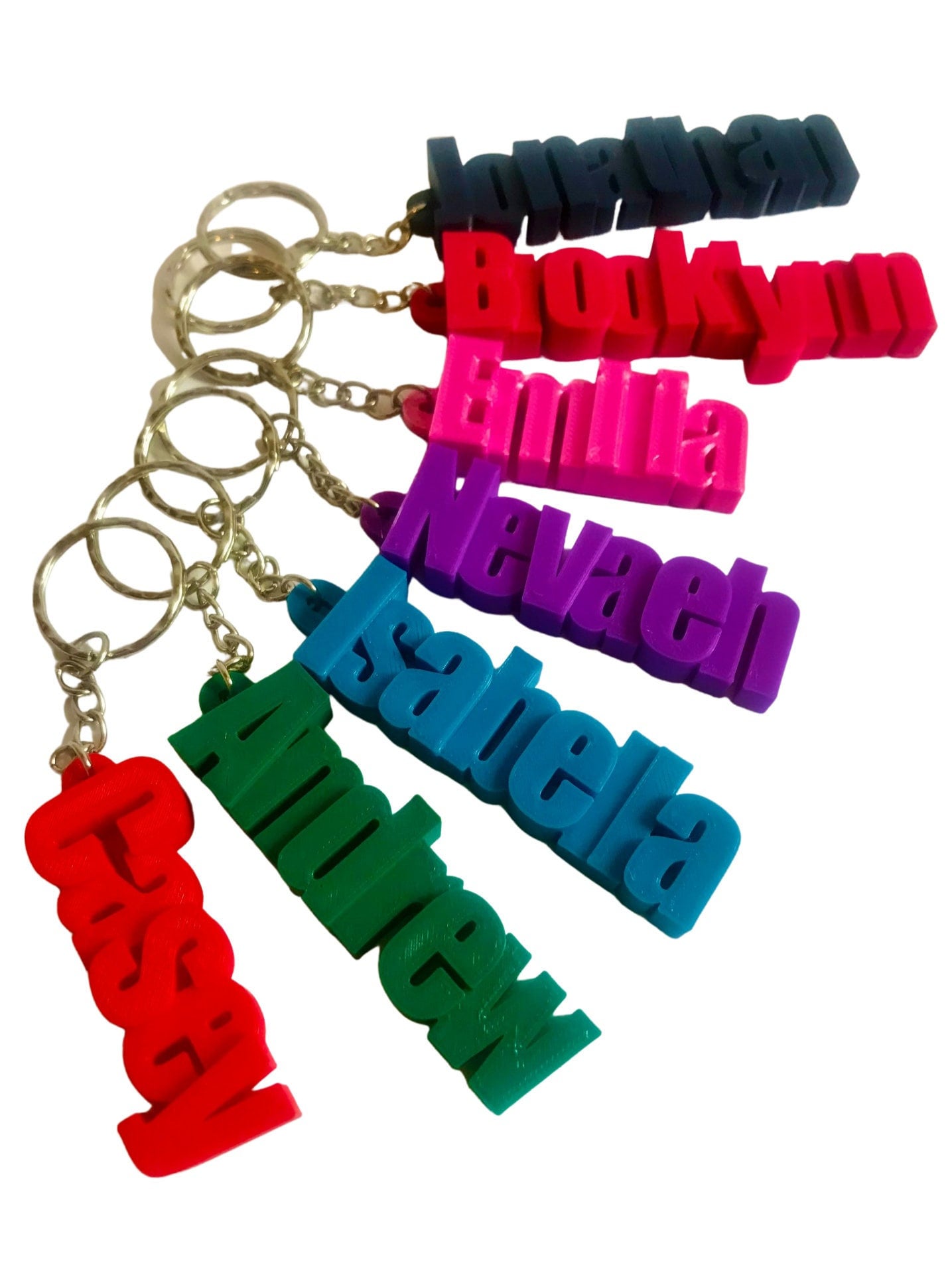 Custom Name Keychain - Personalized - Gifts for Children - Gifts for Her - Gifts for Him - Party Bag Fillers - Name Tags - School Bag