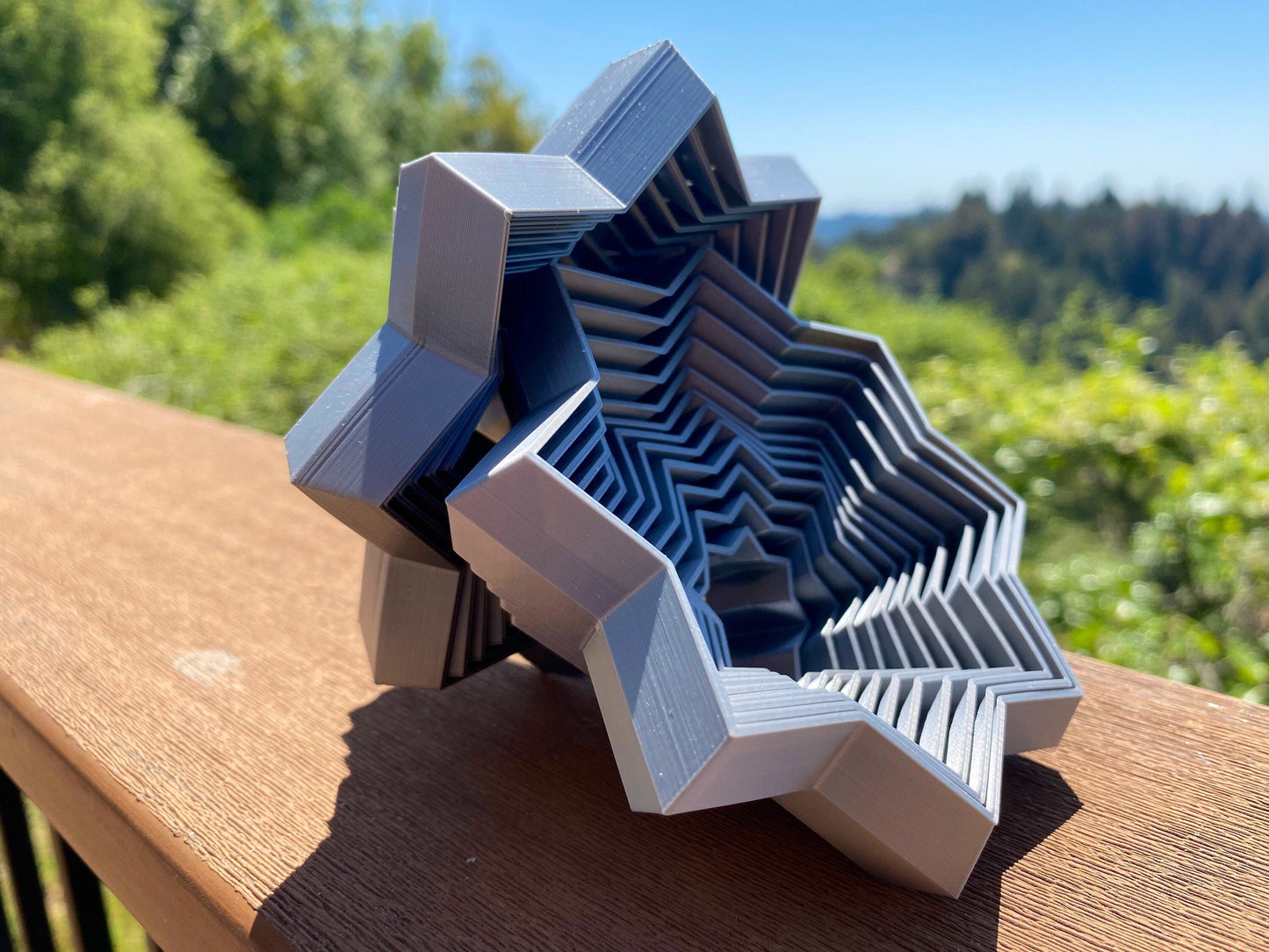 Fidget Star Sensory Toy - Star 8 Point Fidget - Stress Relief -  Toys for Geeks - Autism - Desk Toy - 3D Printed